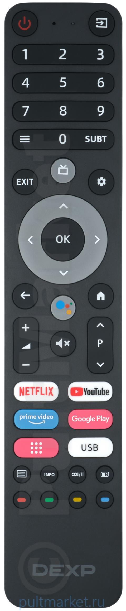 Пульт для Dexp 166-T42 (голосовой)