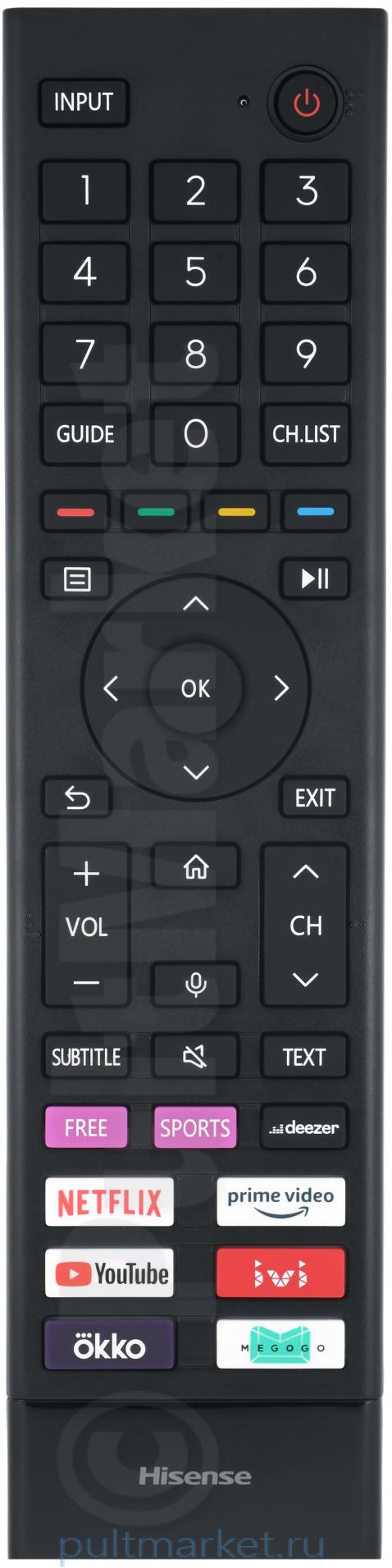 Пульт для Hisense ERF3E80H(0012)