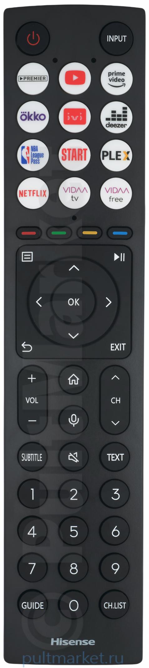 Пульт для Hisense ERF3G86H (голосовой)