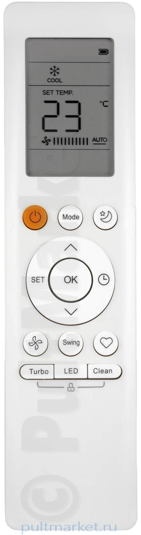 Пульт для Midea RG10B(B)/BGEF (RG10B(B2)/BGEF)