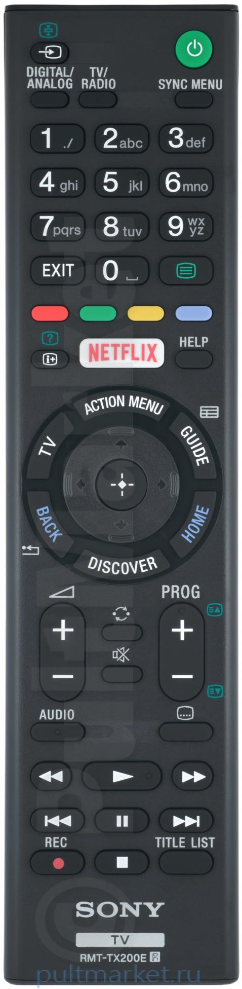 Пульт Sony RMT-TX200E (оригинал)
